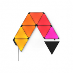 Nanoleaf | Shapes Black Triangles Starter Kit (9 panels) | 42 W | WiFi|NL47-0102TW-9PK-N