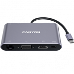 CANYON hub DS-14 8in1 4k USB-C Dark Grey|CNS-TDS14