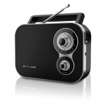 Muse | M-051R | 2-band portable radio | Black|M-051R