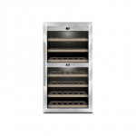 Caso | Wine cooler | WineComfort 660 Smart | Energy efficiency class G | Free standing | Bottles capacity 66 | Stainless steel/Black|00725