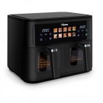 Tristar Double Basket Airfryer | FR-9075 | Power 2500 W | Capacity 9 L | Hot air technology | Black|FR-9075