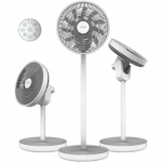 Cecotec EnergySilence 2600 Sunflower Portable Battery-powered fan | Stand Fan | Diameter 33 cm | Number of speeds 12 | Oscillation | 22 W | Remote control|8243