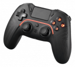 PS4/PC/Android/iOS valdiklis DELTACO GAMING Bluetooth, 2 programuojami makrokomandos mygtukai, juodas / GAM-139|GAM-139