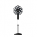 Midea MFS402M0BPK | Stand Fan | Black | Diameter 40 cm | Number of speeds 3 | Oscillation | 50 W|MFS402M0BPK