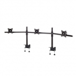 EDBAK SV11 desk mount for three 19 &ldquo;-27&rdquo; monitors, curved | EDBAK|WUBI-SV11c-B