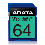 ADATA | Premier Pro | UHS-I | 64 GB | SDXC | Flash memory class 10|ASDX64GUI3V30S-R