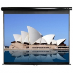 Elite Screens | Manual Series | M113UWS1 | Diagonal 113 " | 1:1 | Viewable screen width (W) 203 cm | Black|M113UWS1