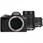 Canon | EOS R50 + RF-S 18-45mm F4.5-6.3 IS STM + RF-S 55-210mm F5-7.1 IS STM (SIP) | Megapixel 24.2 MP | Image stabilizer | ISO sensitivity (max) 32000 | Display diagonal 2.95 " | Wi-Fi | Video recording | Automatic, manual | CMOS | Black|5811C023