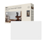 Mill Color Panel Heater, Wifi+App control | COLOR700WIFI4 | Panel Heater | 700 W | Suitable for rooms up to 9-12 m&sup2; | Matte White | IPX4|COLOR700WIFI4