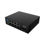 Lanberg Switch PoE 4xBT 4xAT 4xSFP Din Unmanagment Gigabit Ethernet | ILGE-8P-2S-120 | Unmanaged | Din rail|ILGE-8P-2S-120