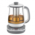 TEFAL BJ551B10 | Tea Kettle | 1400 W | 1.5 L | Glass | 360&deg; rotational base | White/Grey|BJ551B10