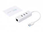 TP-LINK | USB 3.0 3-Port Hub & Gigabit Ethernet Adapter 2 in 1 USB Adapter | UE330|UE330