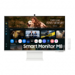 Samsung | LS32FM801UUXDU | 32 " | VA | 16:9 | 60 Hz | 4 ms | 3840 x 2160 pixels | 400 cd/m&sup2; | HDMI ports quantity 1 | White|LS32FM801UUXDU