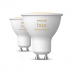 Philips Hue Smart Spotlight, 2 pcs pack | GU10 | 4.2 W | Warm to cool white light|8720169230033