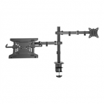 Digitus | Desk Mount | DA-90436 | Tilt, swivel, height adjustment, rotate | Maximum weight (capacity) 9 kg | Black|DA-90436