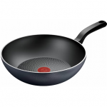 TEFAL Pan | H0561942 | Wok | Diameter 28 cm | Suitable for induction hob | Fixed handle | Black|H0561942
