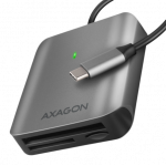 AXAGON Aluminum high-speed USB-C 3.2 Gen 1 memory card reader, 3 slots | CRE-S3C|CRE-S3C