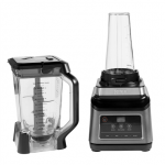 NINJA Mixer Blender 2in1 with Auto IQ | BN750EU | Tabletop | 1200 W | Jar material Plastic | Jar capacity 2.1+0.7 L | Ice crushing | Black/Silver|BN750EU