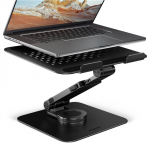 AXAGON STND-LRB stand with 360&deg; rotation for laptops and tablets | Adjustable Height, Angle | 10-17.3 " | Maximum weight (capacity) 5 kg | Black|STND-LRB