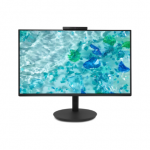 Acer 60cm 23.8'' FHD ZeroFrame IPS 120Hz 16:9 1ms(VRB) 250nits VGA HDMI DP MM Audio In/Out Adj.WebCam 5M/Mic array AdaptiveSync EU Black H.c | Acer|UM.QB2EE.601