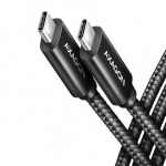 CABLE USB-C TO USB-C 1M 240W/8K BLACK BUCM4X-CM10AB AXAGON|BUCM4X-CM10AB