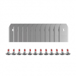 Segway Navimow Robot Lawn Mower Stainless Steel Blade Assembly, 12 pcs|AD.12.00.14.0058