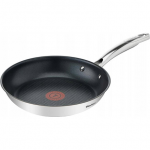 TEFAL Pan | G7320434 Duetto+ | Frying | Diameter 24 cm | Suitable for induction hob | Fixed handle | Black/Silver|G7320434