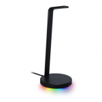 Razer Base Station V2 Chroma, Black, 2 x USB 3.1 ports, 1 x 3.5mm combo port with built-in DAC, 7.1 surround sound, Razer Chroma&trade; RGB, Aluminum construction, Anti-slip base|RC21-01510100-R3M1