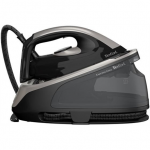 TEFAL Steam Station | SV6140 Express Easy | 2200 W | 1.7 L | 6 bar | Auto power off | Vertical steam function | Calc-clean function | Black/Steel Grey|SV6140