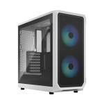 Fractal Design | Focus 2 | Side window | RGB White TG Clear Tint | Midi Tower | ATX|FD-C-FOC2A-04