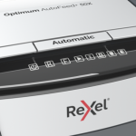 Rexel Optimum AutoFeed+ 50X Dokumentų naikiklis Cross cut shredding 4x28mm P-4 20L 55dB, Pilka/Juoda|2020050XEU