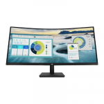 HP P34hc G4 Curved Charging Monitor - 34" 3440x1440 WQHD 250-nit 100Hz AG, Curved, VA, USB-C(65W)/HDMI/DisplayPort, 4x USB-A, speakers, height adjustable/tilt, 3 years|21Y56AA#ABB
