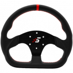 SIMAGIC D-Shaped Steering wheel without HUB, 325mm, Leather. S403|P-325D(LEATHER)