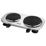 Camry | CR 6511 | Number of burners/cooking zones 2 | Rotary knobs | Stainless steel | Electric|CR 6511