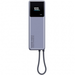 Xiaomi 165W I&scaron;orinė baterija (Power Bank) 10000mAh, integruotas kabelis, Pilka|BHR9361GL