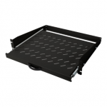 Digitus Extendible Shelf for fixed mounting on front 483 mm (19") profile rails | DN-19-TRAY-2-450-SW|DN-19-TRAY-2-450-SW