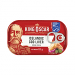 Menkių kepenėlės King Oscar , 121g