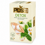 POSTI Detox &ndash; žolelių arbata su žaliąja arbata ir moringa, 20 pakelių