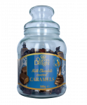 Saldainiai Queen's Delight Caramels, 500g (stiklinis įpakavimas)
