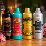 Mink&scaron;tiklių rinkinys Tesori (Hammam; Ayurveda; Vanilia; Muschio), 4x760ml