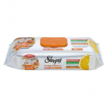 Drėgnos servetėlės Sleepy maistiniams pavir&scaron;iams Orange, 50vnt