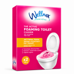 Wellnax aktyvios rožinės putos tualeto valymui, 2 &times; 100 g
