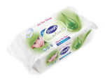Drėgnos servetėlės Fresh Aloe Vera, 102vnt