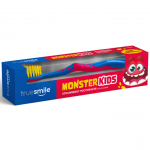 Dantų pasta +&scaron;epetėlis Truesmile Monster Kids, 75ml