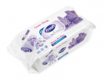 Drėgnos servetėlės Fresh Lavender, 102vnt