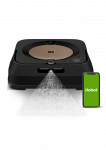 iRobot&reg; Braava jet&reg; m6 drėgno valymo robotas, juodas (2m garantija*+nemokamas pristatymas)