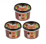 &Scaron;veitiklis kūnui mink&scaron;tinantis ORGANIC SHOP Coffee, 3 x 250 ml