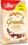 Granola su baltuoju &scaron;okoladu ir bra&scaron;kėmis SANTE, 350 g