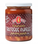 Baltosios pupelės pomidorų padaže MAMOS KONSERVAI, 530 g