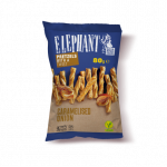Krekeriai ELEPHANT Twisted su karamelizuotais svogūnais, 80 g